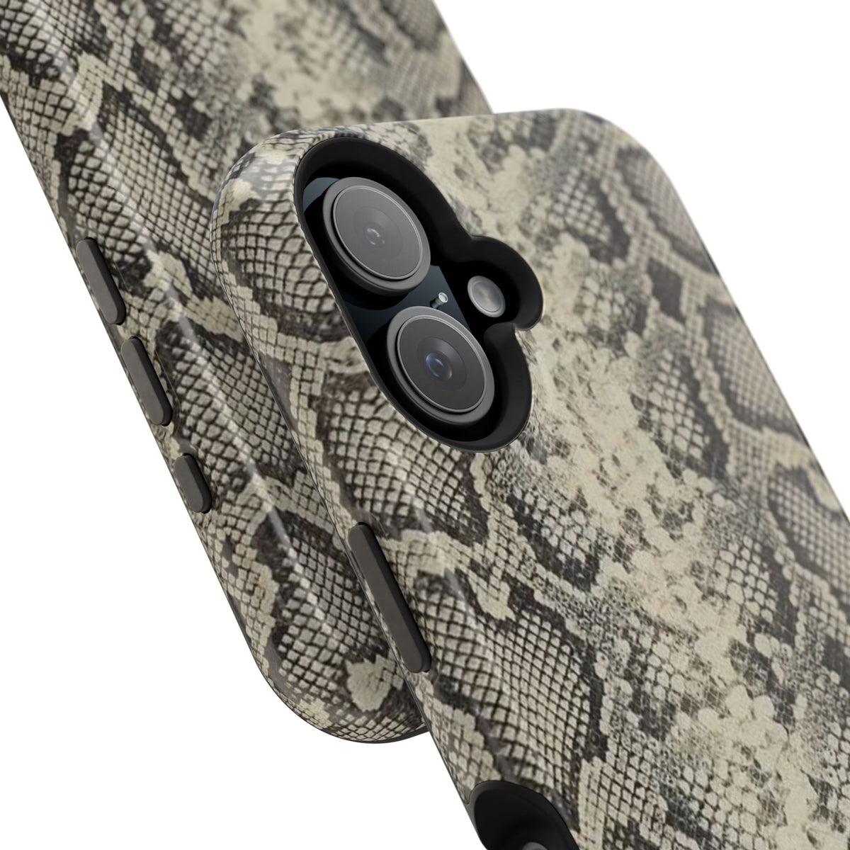 Snake Print Magnetic Impact-Resistant Phone Case