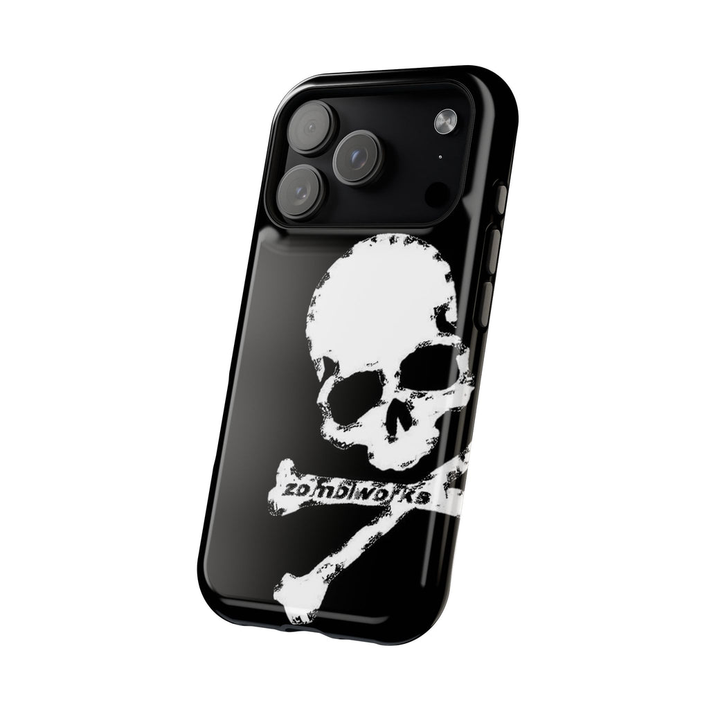 Skull and Crossbones Magnetic Phone Case