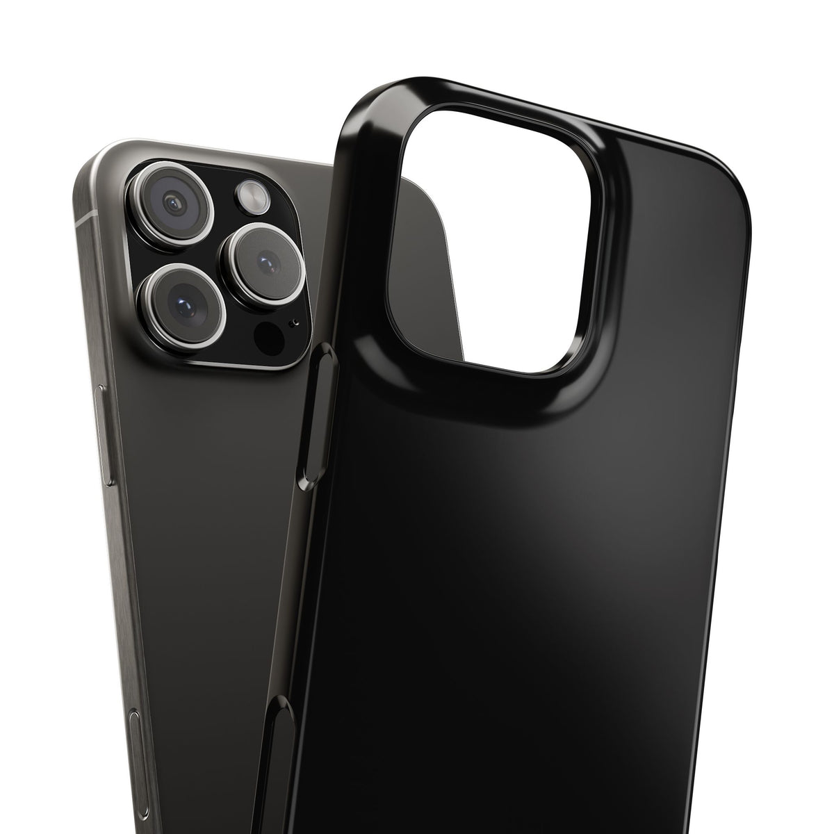 Phone Case — "Pardon My Swag" Minimal Black Snap Case