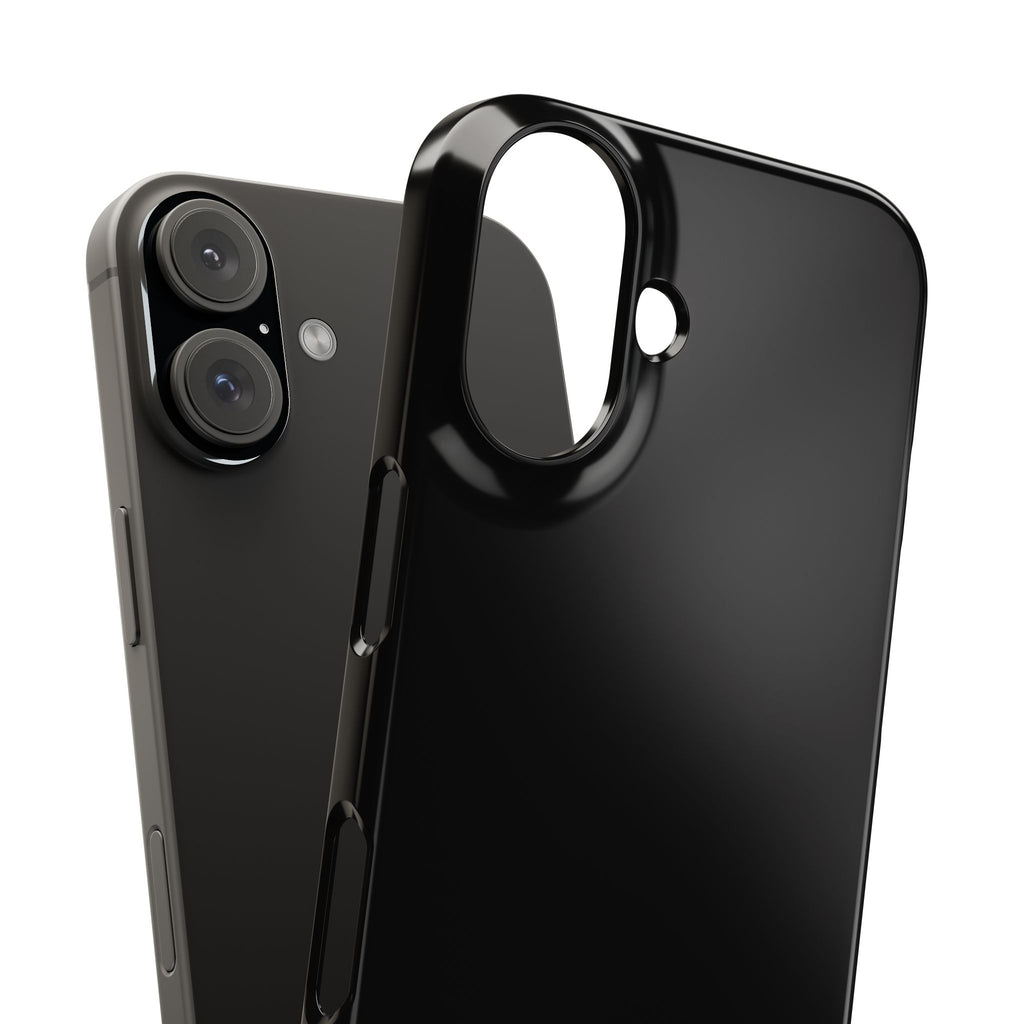 Phone Case — "Pardon My Swag" Minimal Black Snap Case