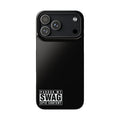 Phone Case — "Pardon My Swag" Minimal Black Snap Case