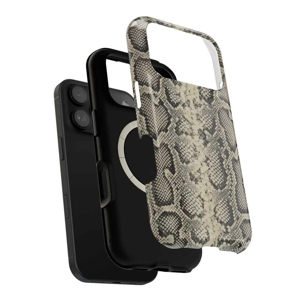 Snake Print Magnetic Impact-Resistant Phone Case