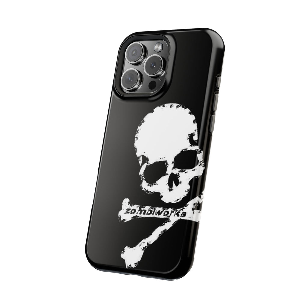 Skull and Crossbones Magnetic Phone Case
