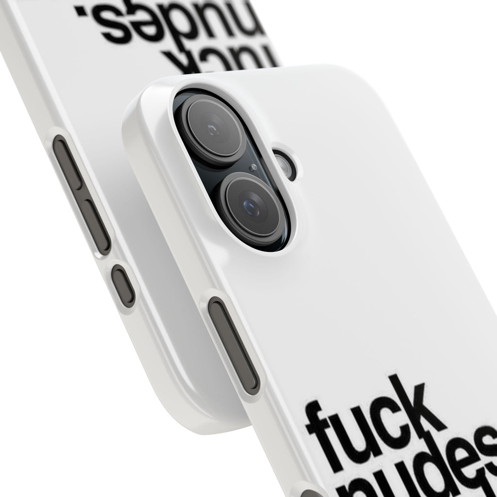 Urban Slim Phone Case: Playlist & Nudes Design, Youthful Gift, Trendy Accessories for Music Lovers, Stylish Phone Protection