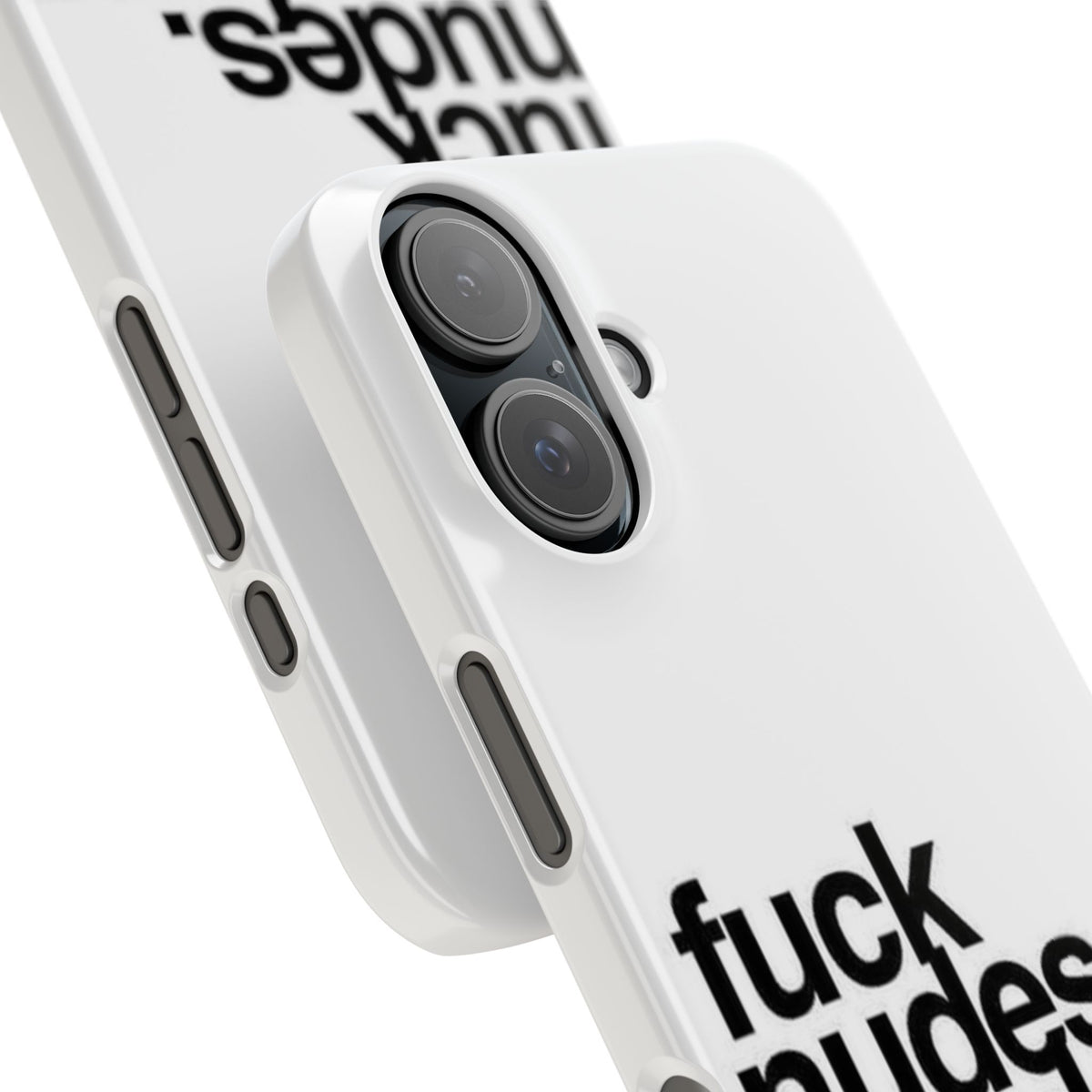 Urban Slim Phone Case: Playlist & Nudes Design, Youthful Gift, Trendy Accessories for Music Lovers, Stylish Phone Protection
