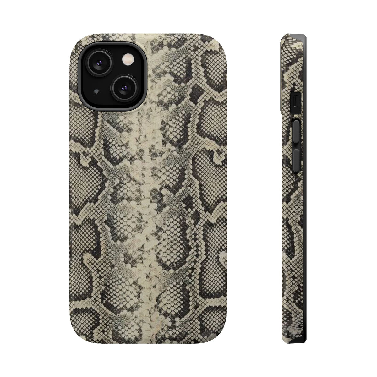 Snake Print Magnetic Impact-Resistant Phone Case