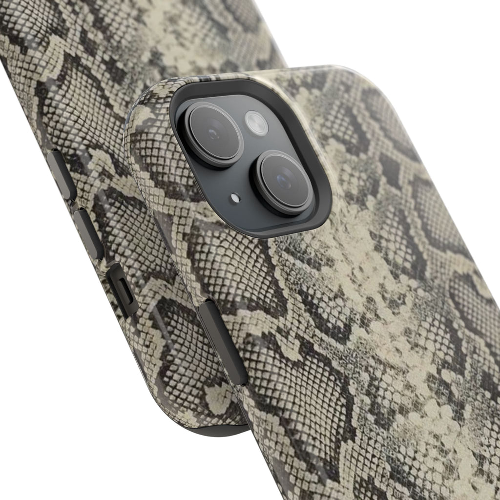 Snake Print Magnetic Impact-Resistant Phone Case