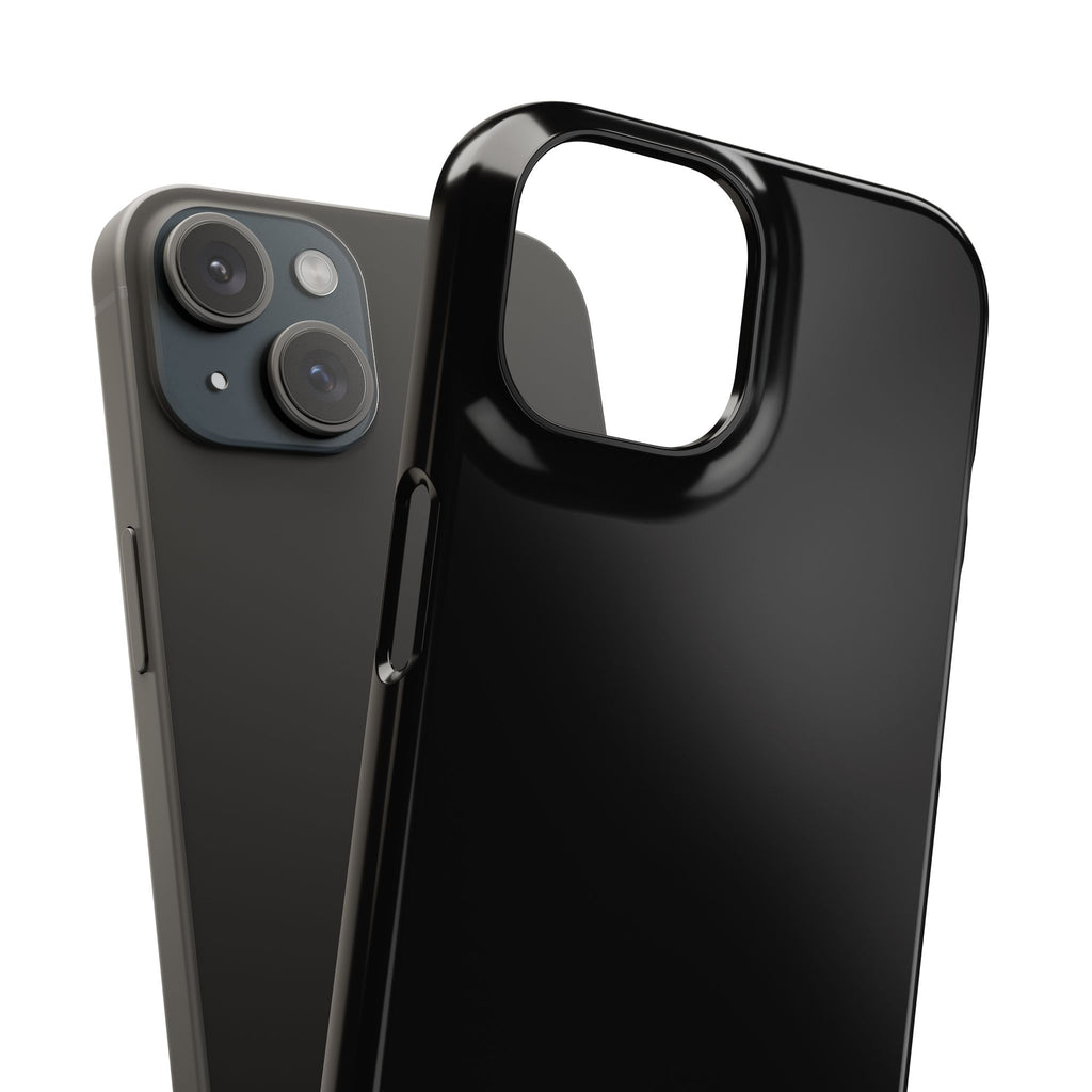 Phone Case — "Pardon My Swag" Minimal Black Snap Case