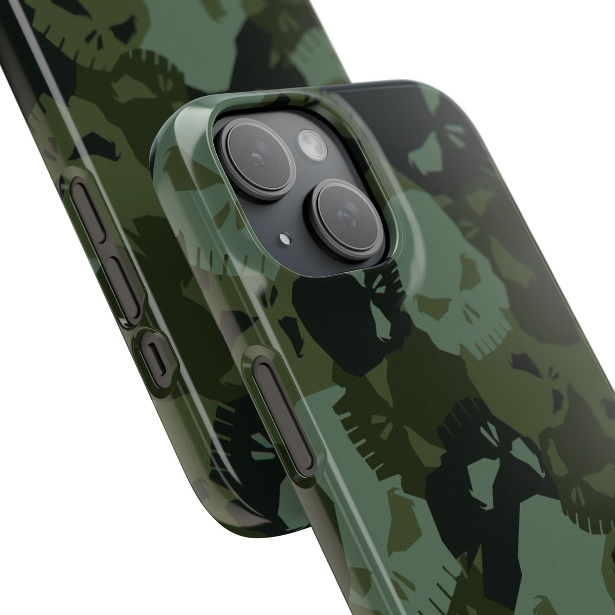 Skull Camo Snap Case — Green Military Skull Phone Case