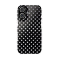 Monochrome Star Pattern Slim Phone Case | Black White Stars