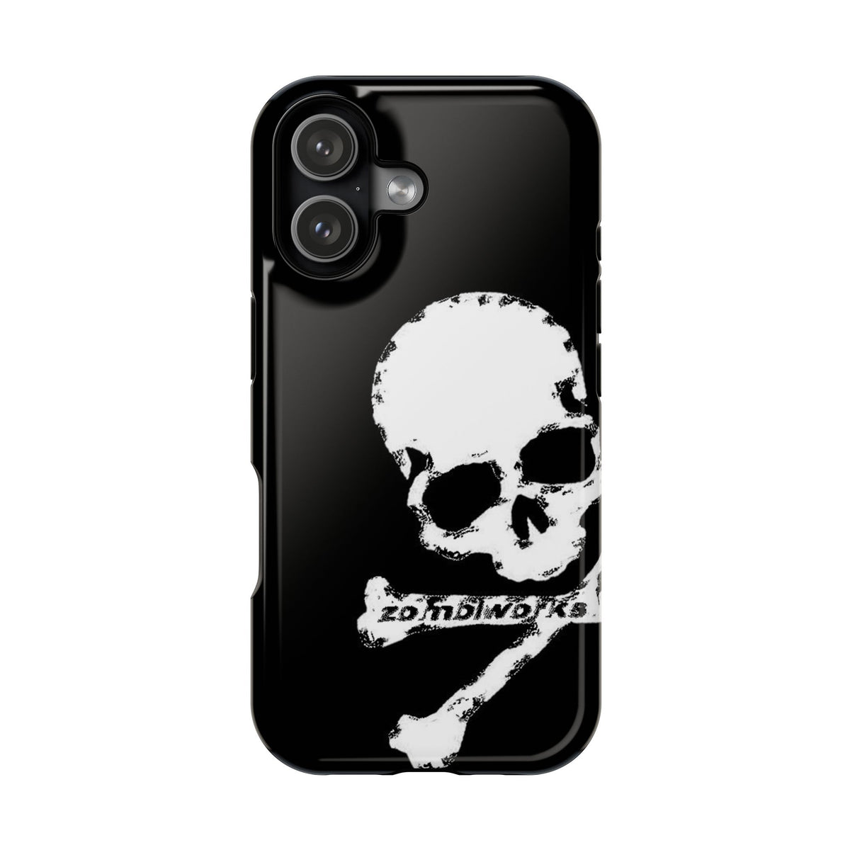 Skull and Crossbones Magnetic Phone Case