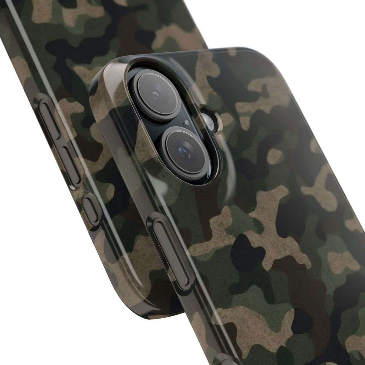 Camo Slim Phone Case for Outdoor Lovers, Stylish Smartphone Cover, Perfect Gift for Him, Hiking Gear, Birthday Present