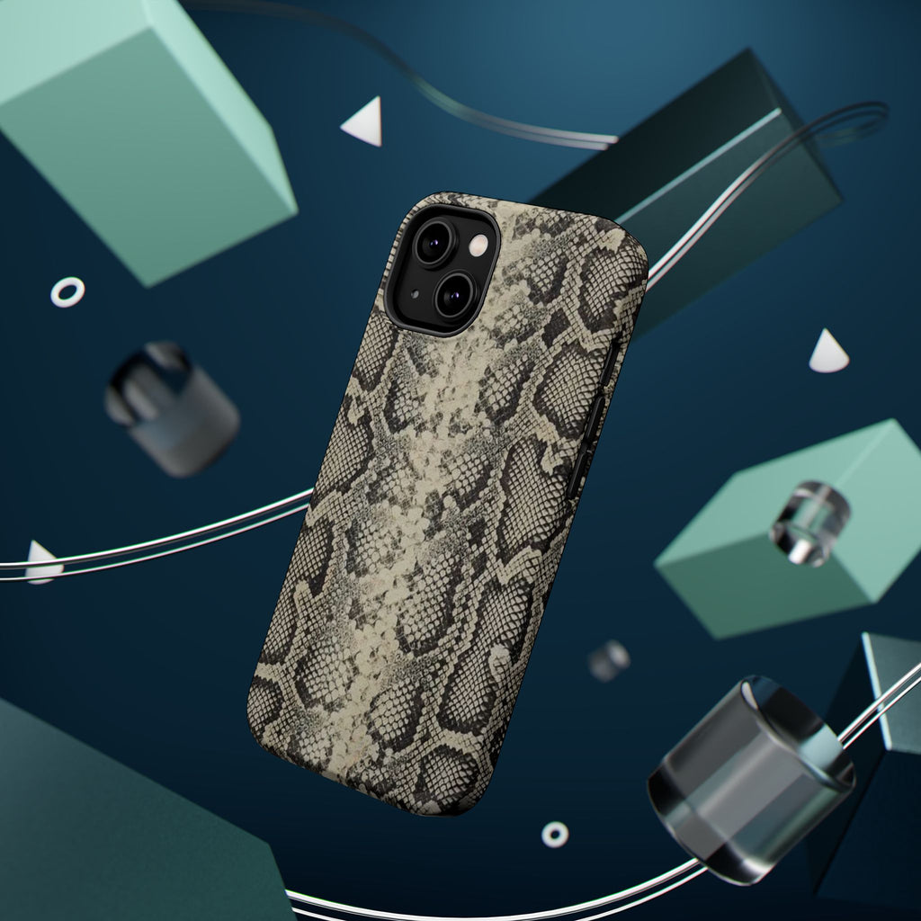 Snake Print Magnetic Impact-Resistant Phone Case