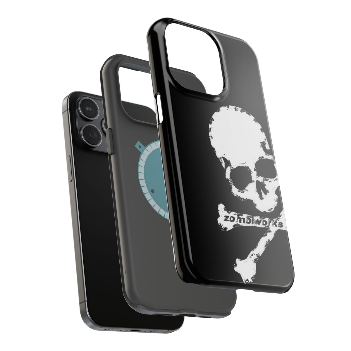 Skull and Crossbones Magnetic Phone Case