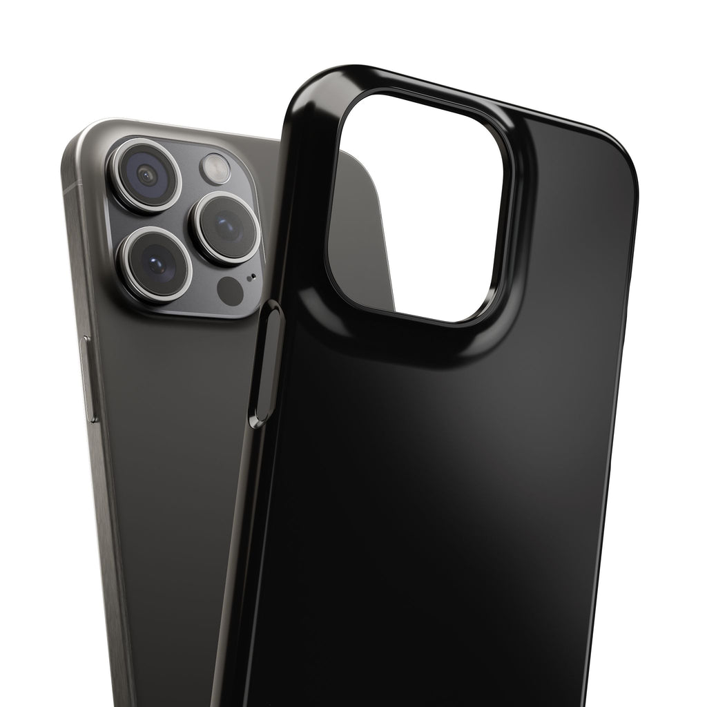 Phone Case — "Pardon My Swag" Minimal Black Snap Case