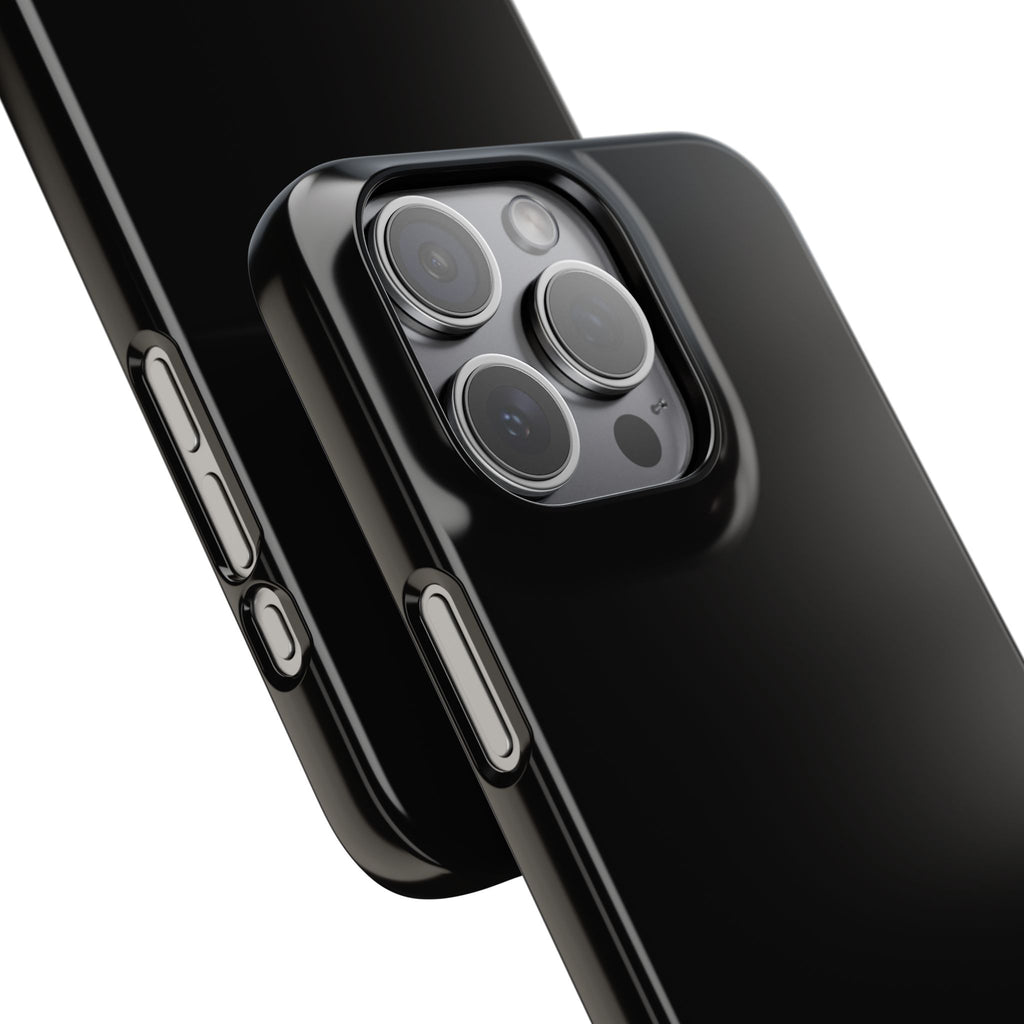 Phone Case — "Pardon My Swag" Minimal Black Snap Case